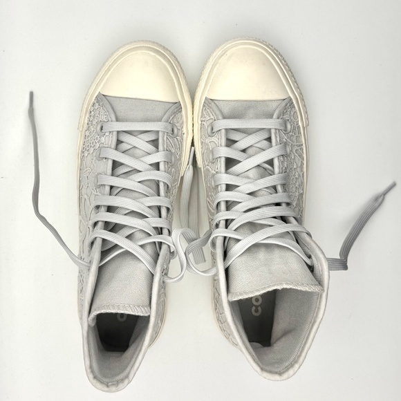 NWOT CONVERSE Chuck Taylor All Star High Top Platform Crocheted Sz 6 - Picture 7 of 12